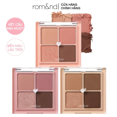 Bảng Phấn Mắt 4 Ô Màu Siêu Xinh Romand Better Than Eyes 6.5g