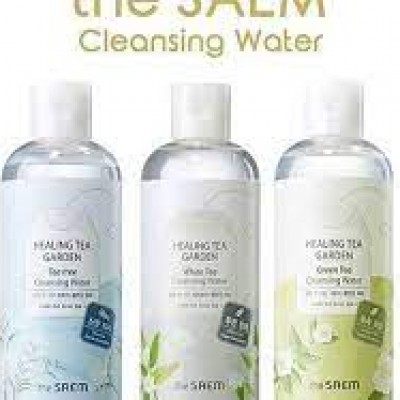 Nước Tẩy Trang The Saem Sạch Nhờn & Se Khít Lỗ Chân Lông- Green Tea Cleansing Water 300ml