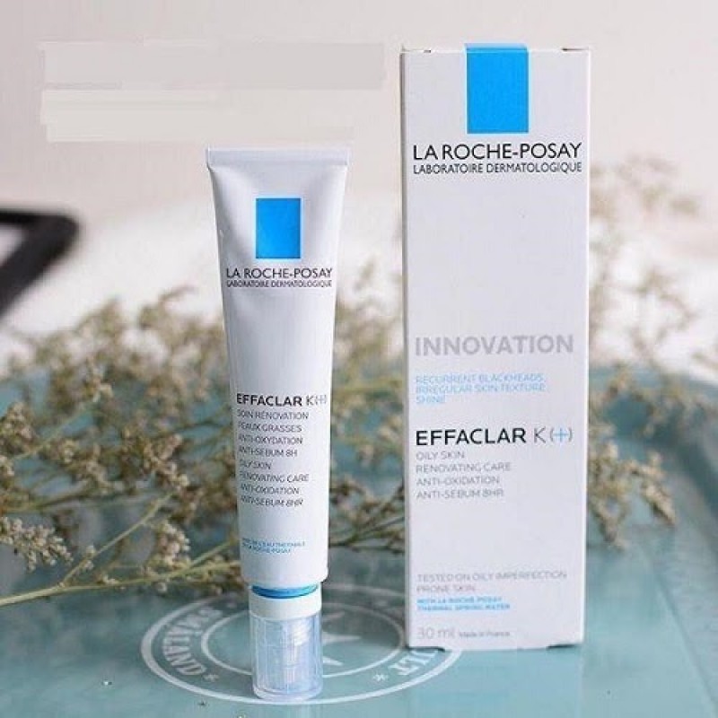 Kem Dưỡng Giảm Mụn Đầu Đen, Bóng Nhờn La Roche-Posay Effaclar K+ Oily Skin Renovating Care Anti-Oxidant Anti-Sebum