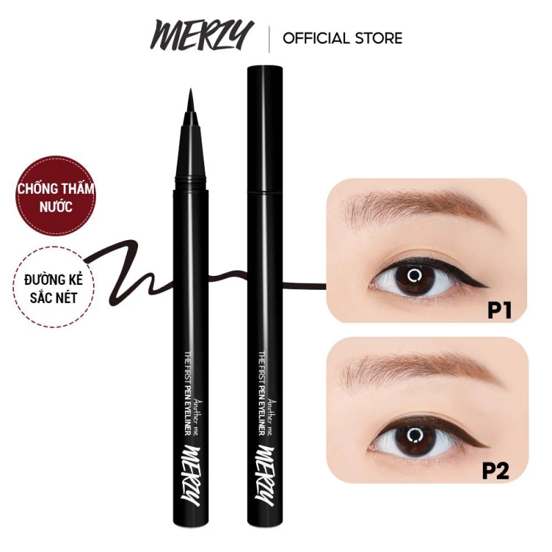 Bút Kẻ Mắt Nước Chống Trôi Merzy Another Me The First Pen Eyeliner 0.5g