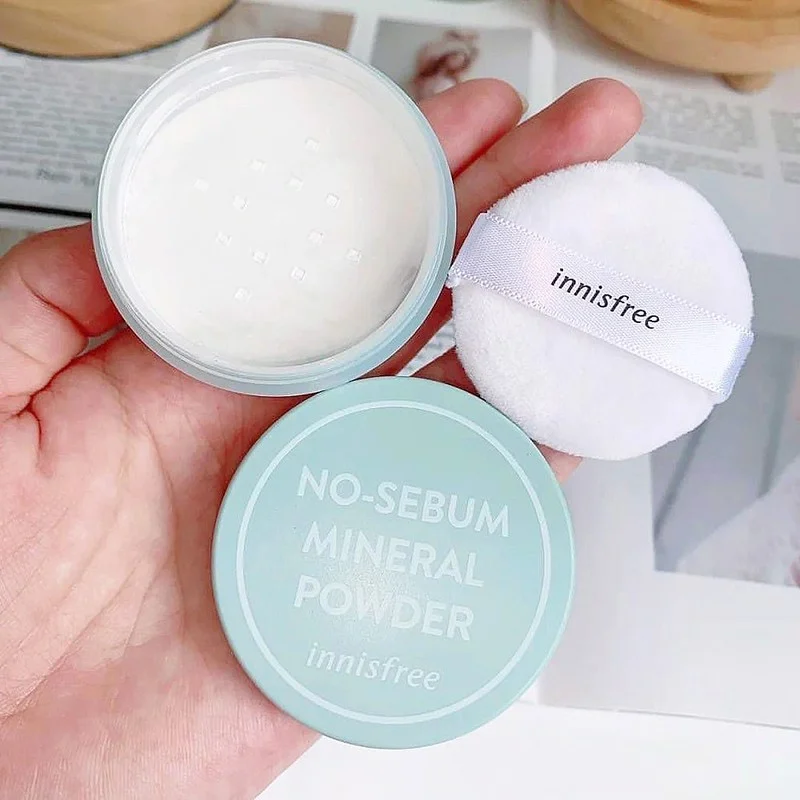 Phấn Phủ Bột Kiềm Dầu Innisfree No Sebum Mineral Powder 5g
