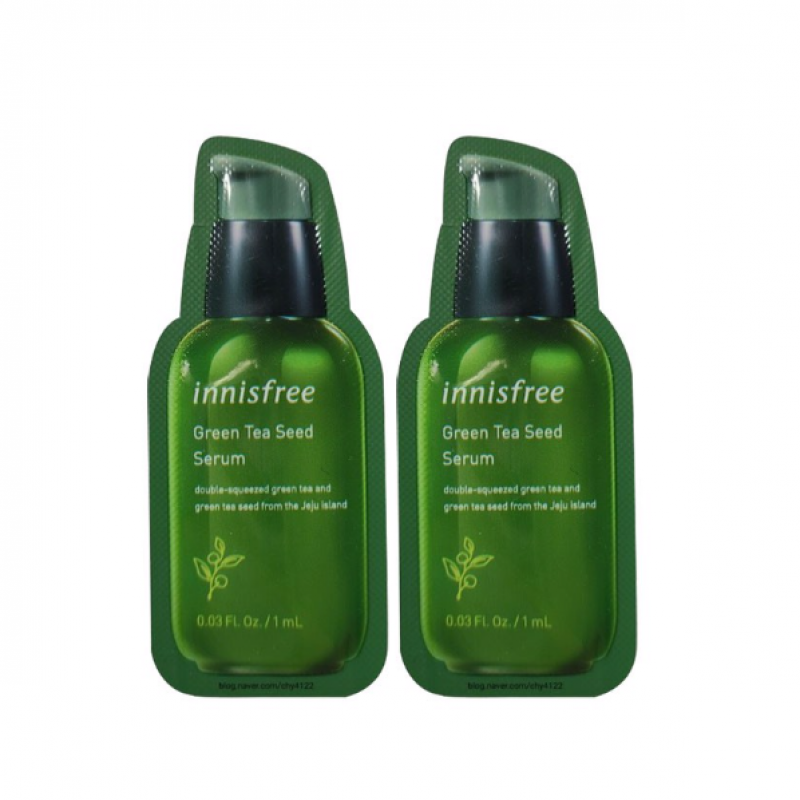 Serum dưỡng ẩm sâu, phục hồi da mụn Innisfree Green Tea Seed 