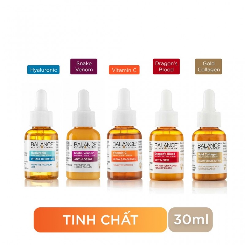 Tinh chất dưỡng trắng da, mờ thâm, dưỡng ẩm Balance Active Formula Serum 30ml (Vitamin C, Niacinamide, Hyaluronic)