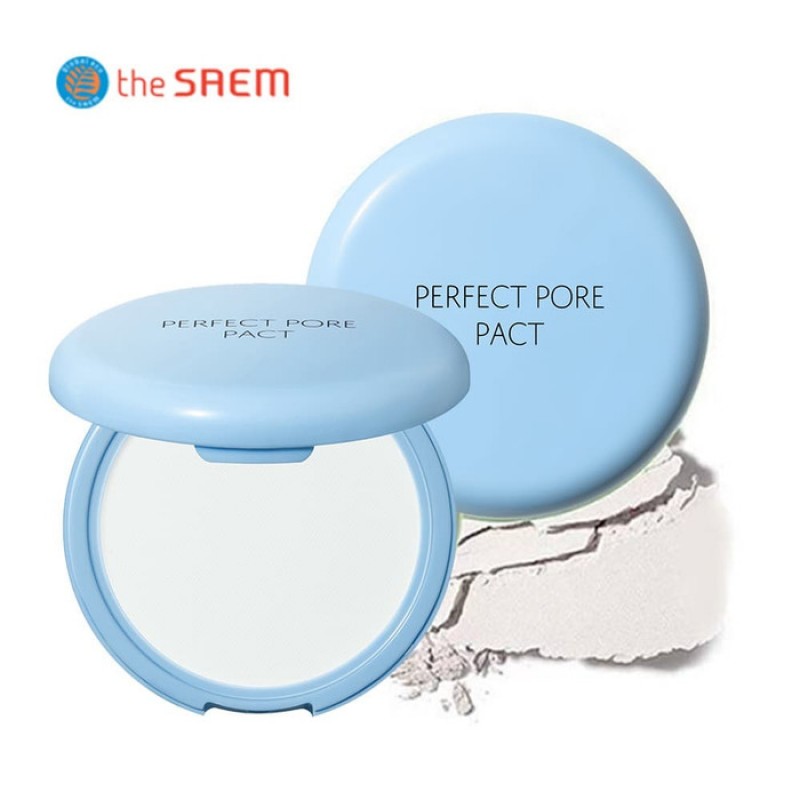 Phấn Phủ Dạng Nén Kiềm Dầu The Saem Saemmul Perfect Pore Pact (12g)